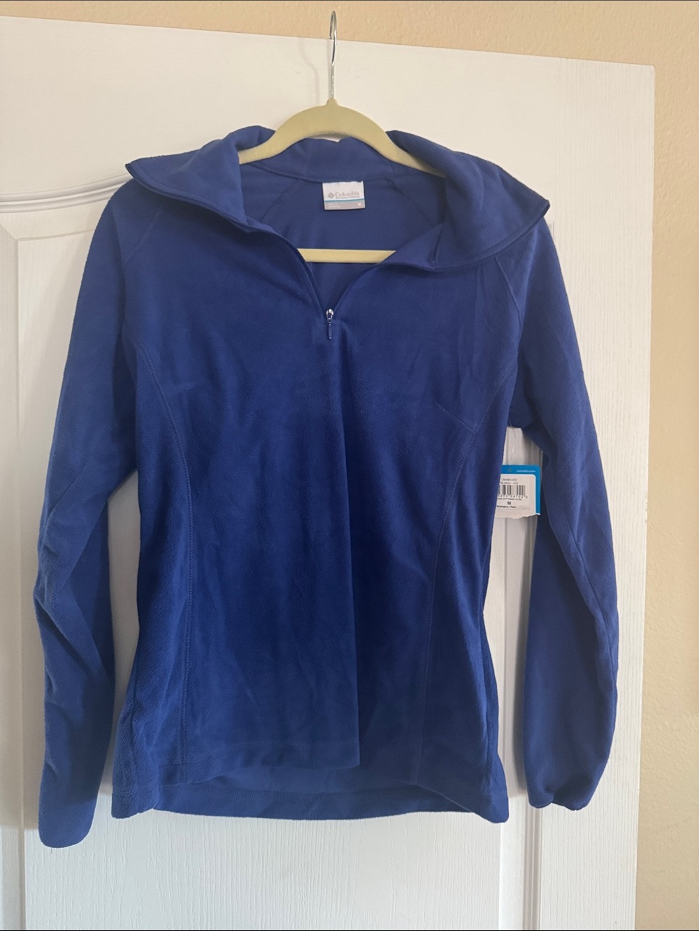 Columbia Women's Royal Blue Quarter-Zip Fleece Pullover